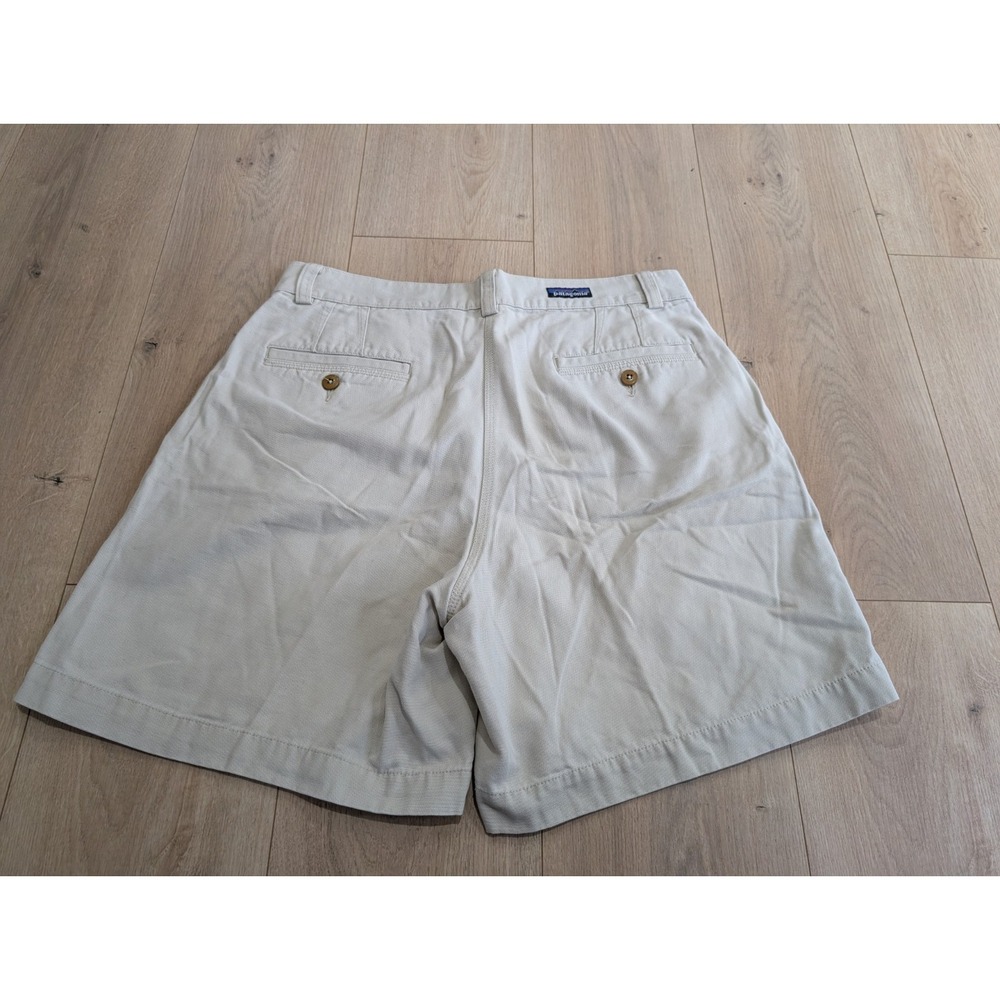 Vintage Patagonia Shorts Mens 34‎ Light Canvas  Cotton 7" Stand Up Immaculate